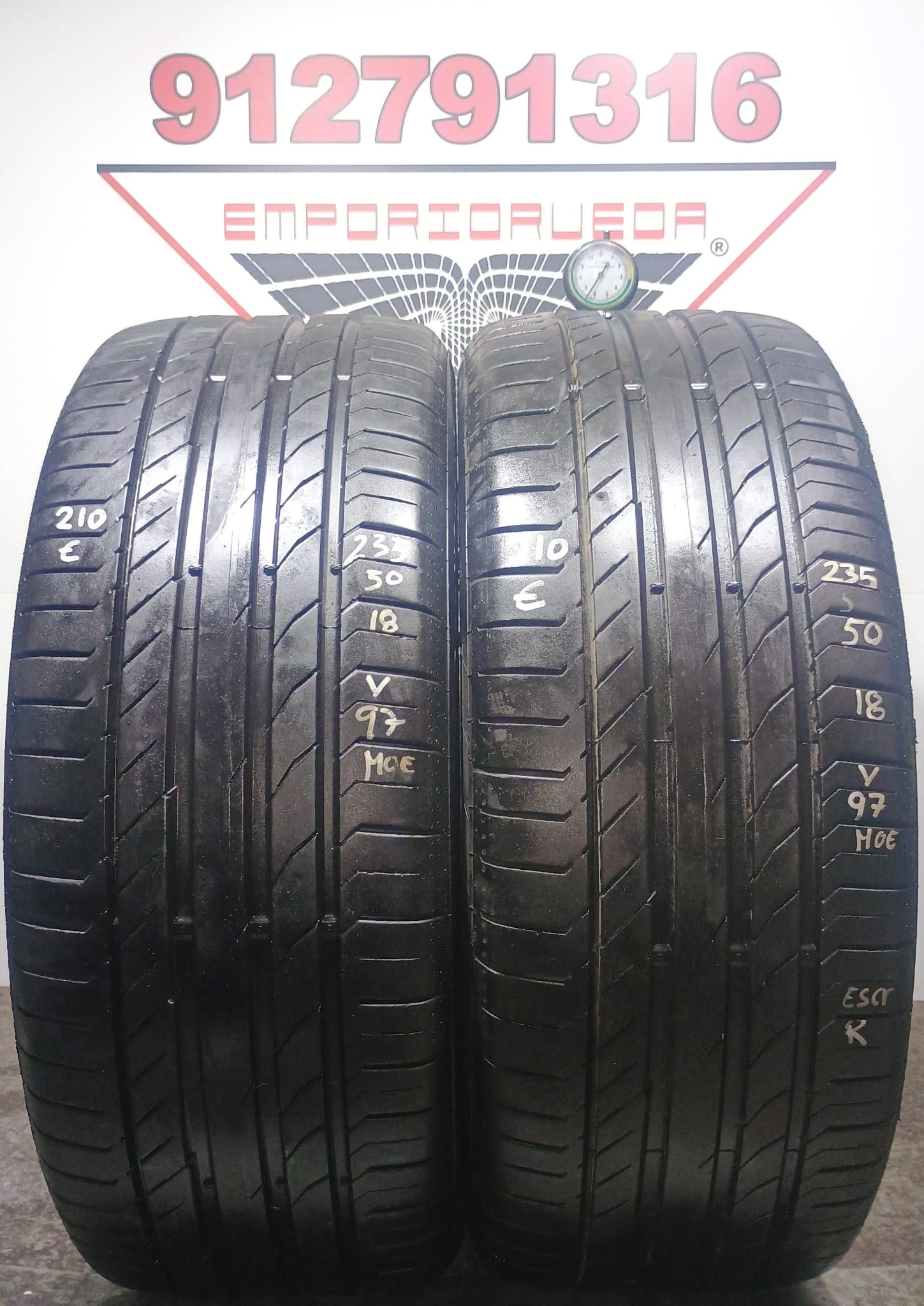 CONTINENTAL CONTISPORTCONTACT 5 USADO  235/50 R18 97 Y